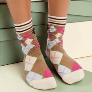 Free People Argyle Socks